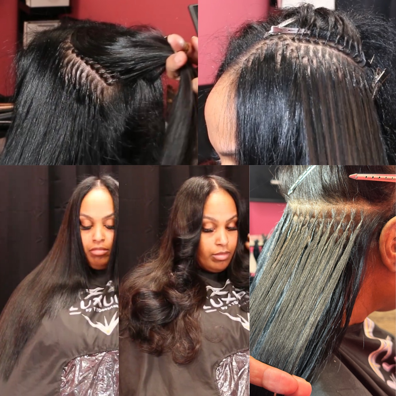 Traditional K-Tip — before and after transformation with bond detail